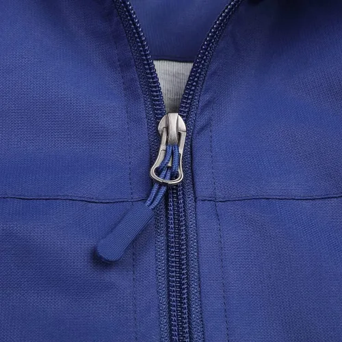 Vista 3 de Dubbped Chaqueta impermeable con capucha para niños y niñas, rompevientos ligera e impermeable para niños
