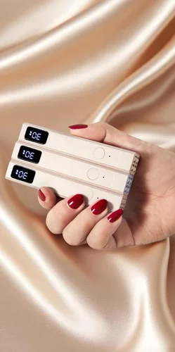 Vista 6 de Lámpara de uñas LED UV inalámbrica – Mini secador de uñas portátil para esmalte de gel, uñas a presión y gel constructor Luz de curación flash
