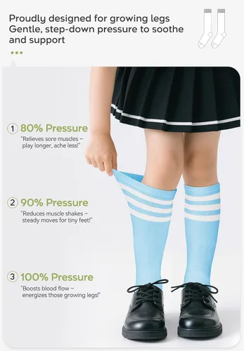 Vista 20 de Zando Calcetines de fútbol para niños, hasta la rodilla, para jóvenes, béisbol, fútbol, sóftbol, niños y niñas, de algodón suave sobre
