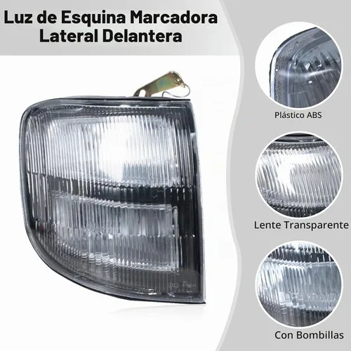 Vista 4 de Luz antiniebla para Mitsubishi Pajero Montero V33 1997-1999 Luz de señal de giro izquierda