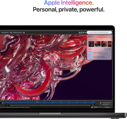 Vista 3 de Apple MacBook Pro 2024 con chip Apple M4 Max de 16 pulgadas. 36 GB de RAM, almacenamiento SSD de 1 TB, plata (renovado)