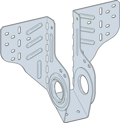 Vista 6 de Simpson Strong-Tie LSSR26Z LSSR - Percha de viga ajustable en campo ligero para 2x6 (paquete de 20)