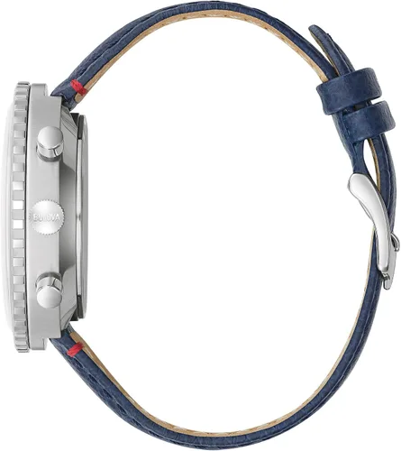 Vista 2 de Bulova Reloj de cuarzo serie Archive 'Chronograph C' para hombre, plateado