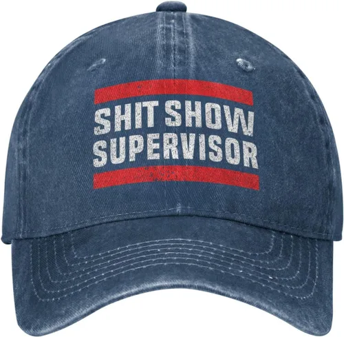 Vista 20 de Shit Show Supervisor Hat para mujer, gorra de béisbol vintage