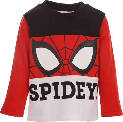 Vista 2 de Marvel Spider-Man - Conjunto de sudadera y pantalones de forro polar para niños pequeños a niños grandes (2T - 14-16)