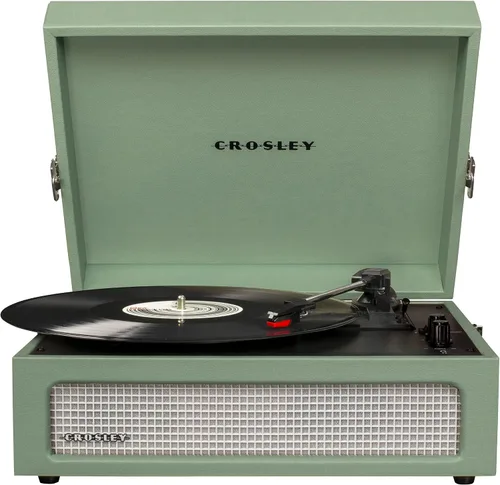 Vista 27 de Crosley CR8017B-DU Voyager Tocadiscos, Dune Duna