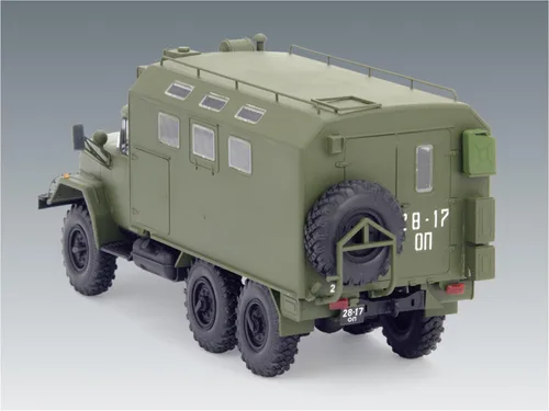 Vista 5 de ICM Modelos ZiL-131 KShM Vehículo del Ejército Soviético