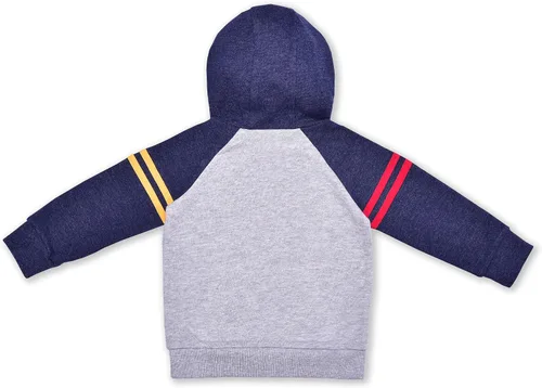 Vista 2 de Nickelodeon Paw Patrol - Sudadera con capucha para niños pequeños, color gris y azul marino