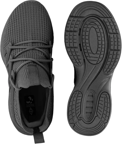 Vista 4 de Pujcs - Zapatos deportivos para caminar para hombre, antideslizantes, transpirables, ligeros, atléticos, para gimnasio, tenis y correr