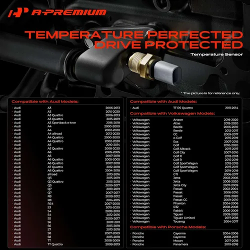 Vista 2 de A-Premium Sensor de temperatura del refrigerante del motor compatible