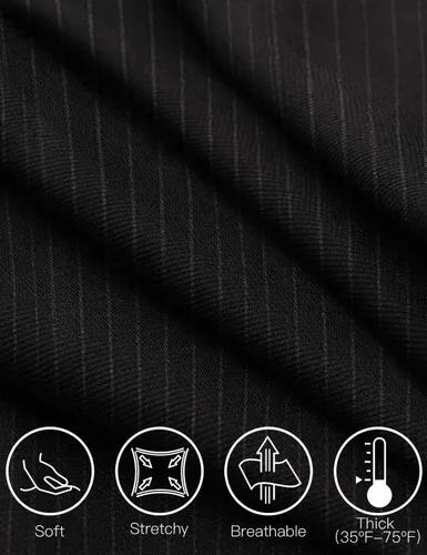 Vista 2 de Tapata Women Dress Pants 28"30"32"34" High Waist Stretchy Bootcut Pants Tall, Petite, Regular for Office Business Casual