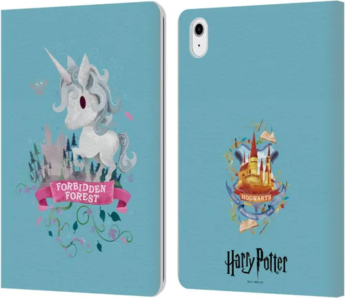 Vista 11 de Head Case Designs Funda de piel con licencia oficial de Harry Potter Gryffindor Deathly Hallows II, compatible con Apple iPad Air 11 2020/2022/2024