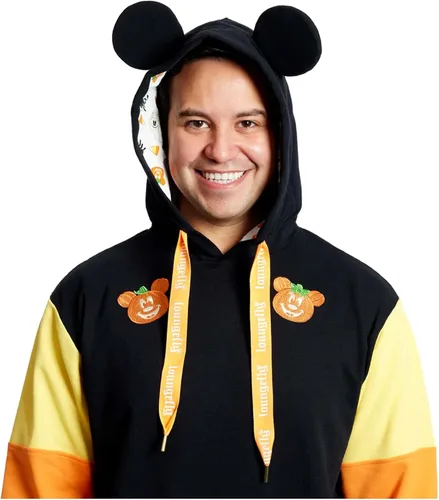 Vista 7 de Loungefly Disney Minnie Halloween Sudadera con capucha para adultos