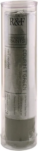Vista 165 de R&F Handmade Paints - Pigmento profesional al óleo en barra, naranja lizarina, 6.4 fl oz