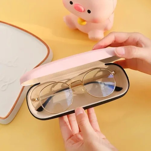 Vista 2 de Kawaii - Fundas rígidas para lentes de cáscara dura, bonita funda protectora estética, soporte de caja de almacenamiento para suministros de regreso