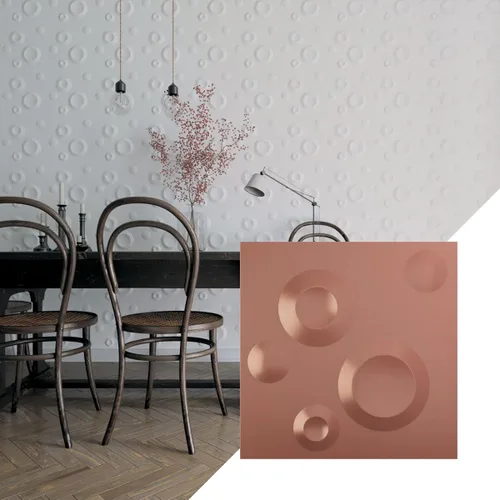 Vista 31 de Ekena Millwork WP12X12COWH Cole EnduraWall - Paneles decorativos de pared 3D de 11 7/8 pulgadas de ancho x 11 7/8 pulgadas de alto, color blanco