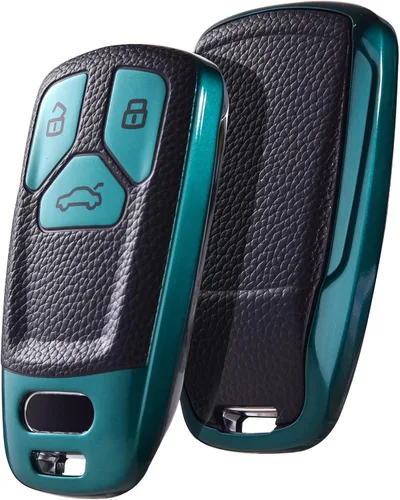 Vista 13 de ELOHEI Funda para Llavero de Audi, Cubierta de TPU Suave Premium con Protección Completa de 360 Grados, Accesorios de Estuche para Llave Compatible