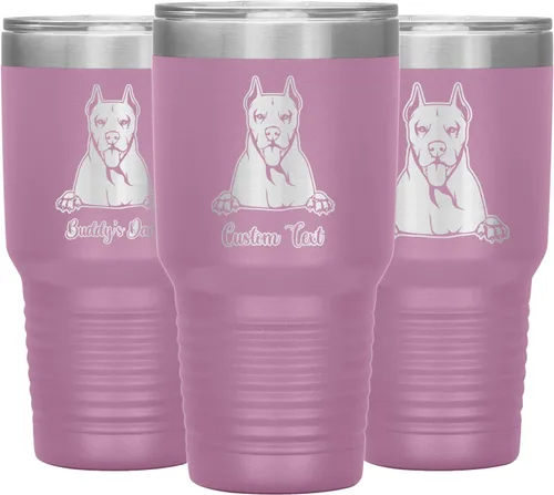Vista 6 de Personalized Dogo Argentino Dog Mom Dad Tumbler, Dogo Argentino Mommy Daddy Coffee Tumbler, Dogo Argentine Mastiff Christmas Women Men Present, Dog