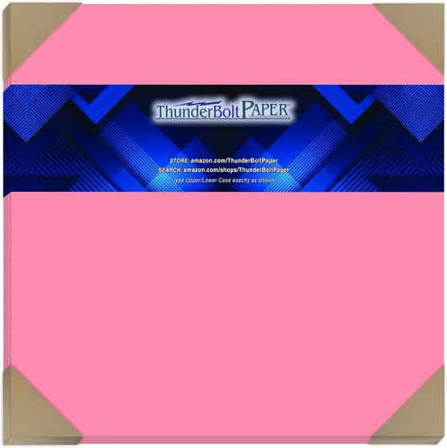 Vista 11 de Cubierta de papel de cartón de color rosa brillante de 440.9 lbs – Tarjeta de receta de 3.0 x 5.0 in, foto, tamaño del marco: cartulina