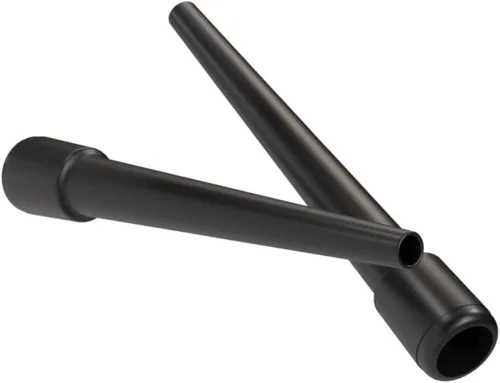 Vista 4 de Black LINE - Puntas de cachimba – Boquilla desechable negro – 50 puntas extra largas de plástico para cachimba de 3.75 pulgadas