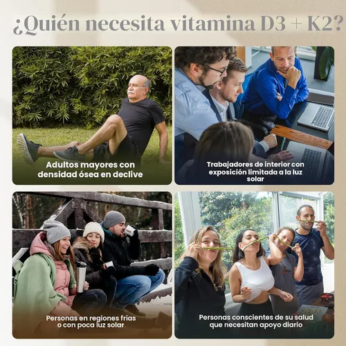 Vista 3 de VEV Corefeel Vitamina D3 K2, 5000 UI D3 100mcg K2 (MK-7), 300 cápsulas blandas, suplemento de vitamina D y K 2 en 1 con aceite de coco, fácil