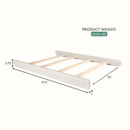 Vista 4 de Evolur Riel de cama Aurora, encaje marfil