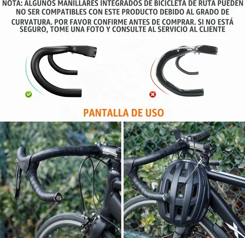 Vista 7 de Candado de cable de bicicleta – Cable de bloqueo de bicicleta – Bloqueo de cadena de bicicleta para casco de bicicleta, antirrobo para barras