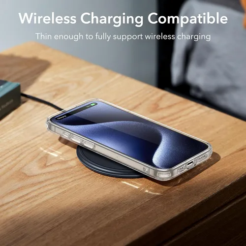 Vista 6 de ESR Funda Transparente para iPhone 14 Plus, Funda de Silicona Delgada a Prueba de Golpes, Resistente al Amarilleo, Funda de Teléfono TPU