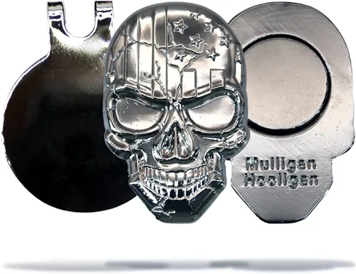 Vista 15 de MULLIGAN HOOLIGAN® Marcador de pelota de golf + clip magnético para sombrero Esmalte de alta calidad Regalo divertido para los amantes del golf