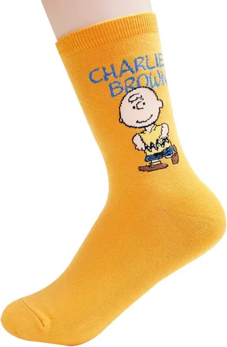 Vista 4 de The Peanuts Snoopy - Colección de calcetines con licencia para mujeres y adolescentes Socksense