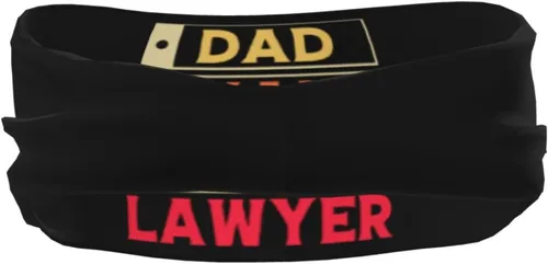 Vista 5 de Dad Man Myth Lawyer Headband for Men Women Sports Sweatband for Fitness Exercise Moisture Wicking Running Yoga Hairbands
