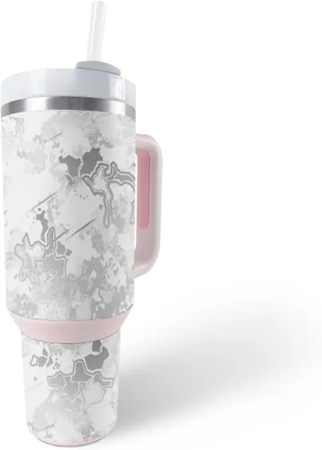Vista 7 de MightySkins Skin - Vaso de vinilo compatible con Stanley The Quencher H2.0 FlowState de 40 onzas, Typhoon, protectora, duradera y única, fácil