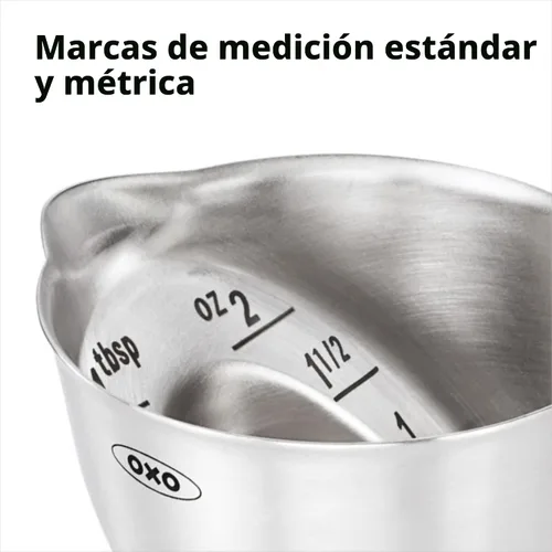 Vista 3 de OXO Jigger de medición en ángulo SteeL
