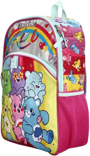 Vista 3 de Care Bears Rainbow - Juego de mochila (5 piezas), Multi colorido, Mochila