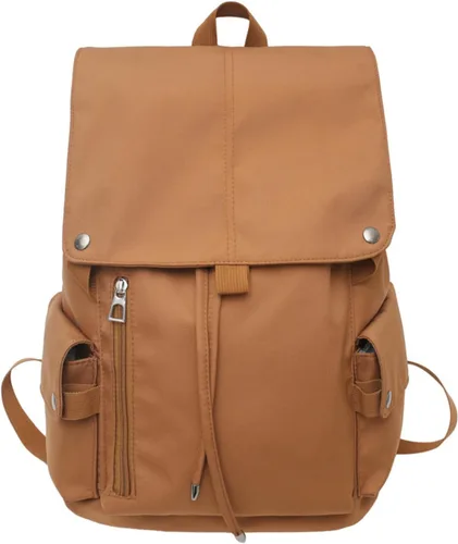 Vista 3 de Mochila vintage apta para laptop de 15.6 pulgadas, bolsa de libros retro genial, mochila estética preppy Y2K College Casual Daypack, Negro