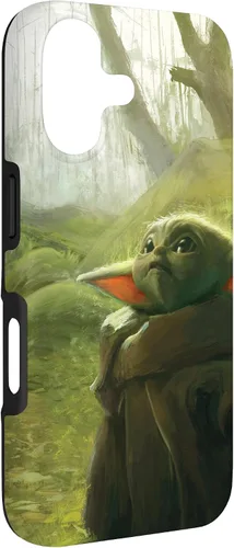 Vista 3 de Star Wars The Mandalorian The Child Grogu in the Forest Art - Carcasa para iPhone 17