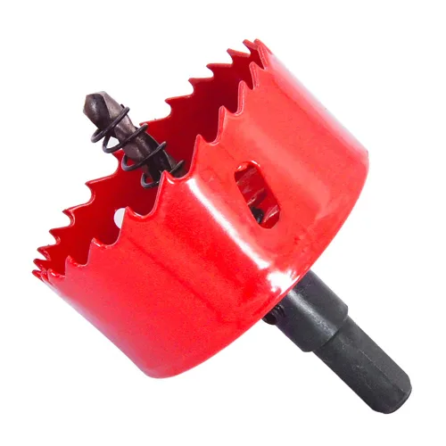 Vista 26 de Broca bimetálica para taladro, cortador de orificios HSS con eje para madera y metal