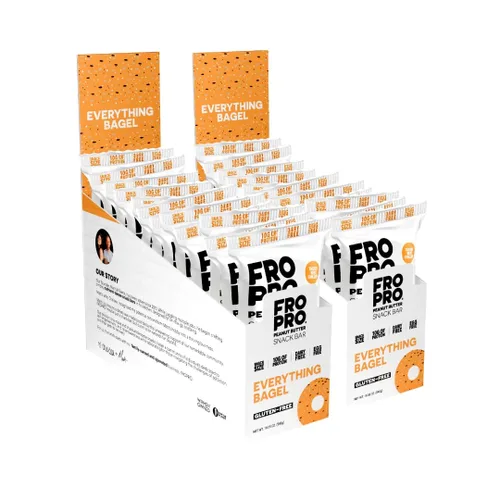Vista 25 de FROPRO Barras de proteína vegetal – Barras de proteínas a base de plantas, totalmente naturales, sin gluten, lácteos y soja, barras altas