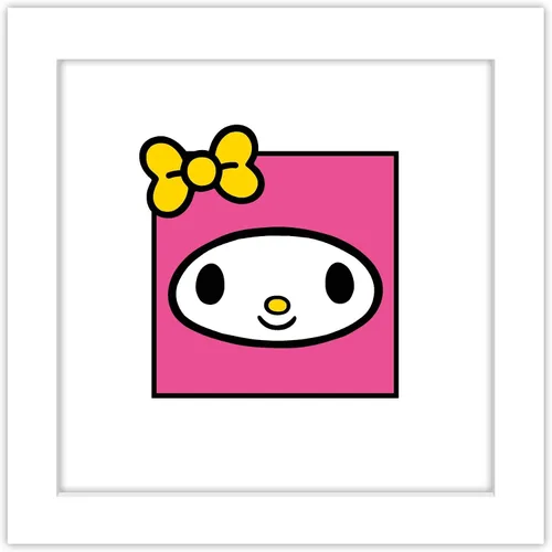 Vista 11 de Trends International Gallery Pops Sanrio My Melody - Póster de pared de My Melody Happy Face de 12.00 x 12.00 pulgadas, versión de marco negro