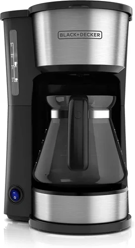 Vista 2 de BLACK+DECKER CM0755S Estación de café 4 en 1 para 5 tazas, Cafetera de acero inoxidable