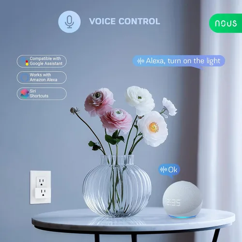 Vista 3 de Enchufe inteligente Zigbee, monitoreo de energía, requiere certificación ETL, compatible con Alexa, Google Home, Home Assistant, SmartThings