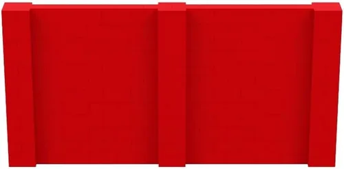 Vista 60 de EverBlock Kit de pared de 5 x 4 pies Bloques de construcción modulares Sistema de pared para edificios, pantallas y estructuras Divisor
