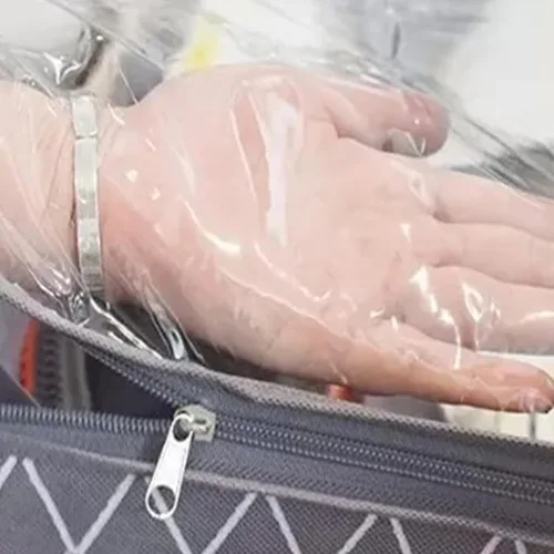 Vista 6 de Contenedores de almacenamiento no tejidos debajo de la cama con asas reforzadas, almacenamiento debajo de la cama para zapatos con ventana