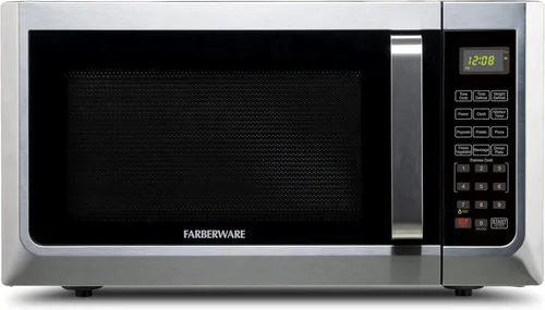 Vista 13 de [Usado] Farberware - Horno microondas de encimera de 0.7 pies cúbicos – 700 vatios de potencia, configuraciones de cocción automática, Acero