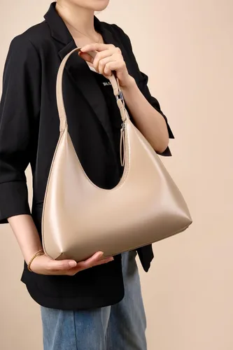 Vista 2 de MELOLILA Bolso hobo pequeño para mujer, bolso de media luna, bolso de hombro mediano para mujer, bolso de media luna 2023