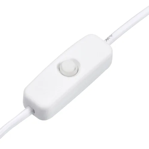 Vista 5 de MECCANIXITY Cable USB con interruptor de encendido/apagado 501, USB macho a micro USB macho cable de alimentación de 39.4 in para equipo digital LED