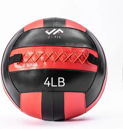 Vista 29 de JFit Wall Ball – Premium Soft Weighted Exercise Ball for Strength, Conditioning, Gym & Home Workouts, 4-30 LB