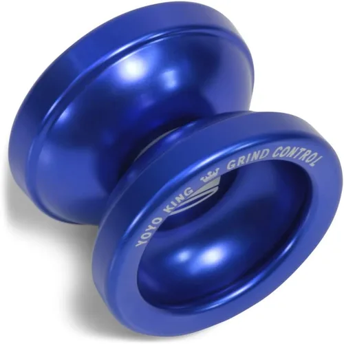 Vista 5 de Grind Control Yoyo profesional de metal que no responde con rodamiento C ancho y cuerda incluida... (azul)