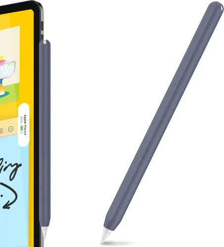 Vista 14 de AHASTYLE Funda Duotone para Apple Pencil de 2ª generación y Apple Pencil Pro (2024) Funda protectora ultra delgada de silicona compatible con carga