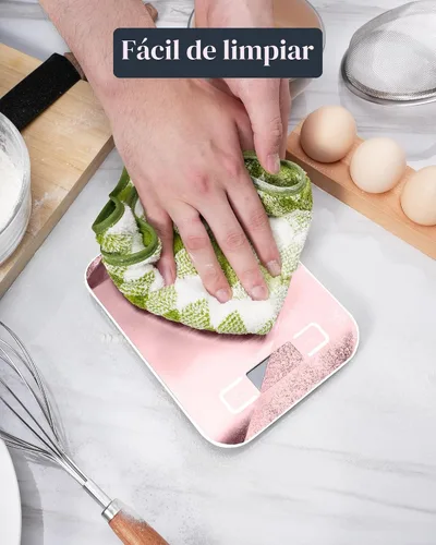 Vista 6 de Báscula digital de cocina con unidades de gramos y onzas, 11